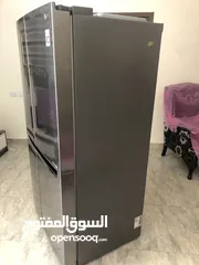  14 ثلاجه ال جي انفيرتر بابين استخدام بسيط جدا بحاله الوكاله