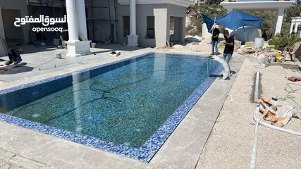  2 تجهيز كامل لبرك السباحه