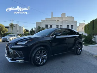  6 Lexus NX300h 2018 (F-sport) original مالك اول صيانة الوكالة فحص كامل قاطع مسافة 70 الف كم