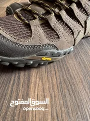  3 Merrell Hiking Shoes Vibram, Waterproof Trail Suede Brown  حذاء ميريل بني اللون، جديد تماماً