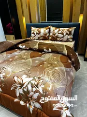  3 لحاف نفخ صيفي مجوز 6 قطع جودة عالية جدا مع كفالة  المقاسات : اللحاف 250×220 الملف 180×200×25 مع مغيط