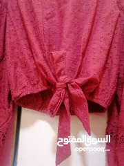  10 فستان ابيض و جاكيت خمري