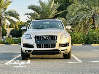  2 ‏AUDI Q7 S LINE FULL OPTION MODEL 2015 GCC SPACE