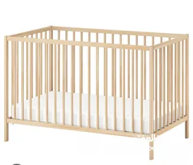  2 سرير أطفال  IKEA لحد 25 كغم  حجم 60*120