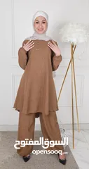  6 طقم أنيق ومريح للمحجبات للبيع واطقم الستاتي من زارا و بناطيل واسعة ومريحة للبيع اسعار حلوة ومناسبة