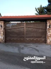  1 بوابة حديد درفتين حديد تقيل