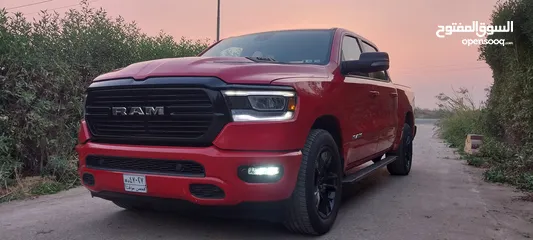  14 لسلام عليكم  Dodge Ram Buck Horn Lone Star  2022 وارد امريكي تبديل بنيد وجاملغ ايسر  ماشيه 12m باب ط