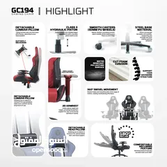  3 FANTECH GC194 GAMING CHAIR BLUE كرسي فانتيك جديد متوفر ب3 اللوان