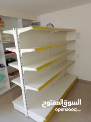  1 رفوف وسط طول 4 متر ارتفاع 5 رفوف (مجوز)