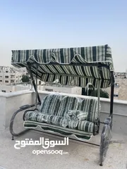  9 مراجيح واطقم رتان وحديد وعش بلبل وعشب صناعي افضل واجود االانواع خبره 25 سنه