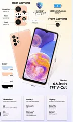  1 Galaxy a23 orange color