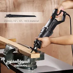  15 منشار ترددي يتحرك في اتجاهات متعددة بقوة 850 وات  TACKLIFE RPRS01A UNIVERSAL RECIPROCATING SAW