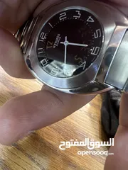  5 لاصحاب الذوق الرفيع ساعة سويسرية اصلية 100%ماركة هيرميس HERMES  استخدام بسيط جدا بسعر ممتاز