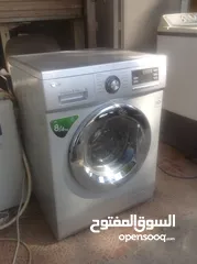  7 Offer Offer Offer LG Front Load Fully Automatic Washer/Dryer Combo, 8 Kg / 4kg, Silver