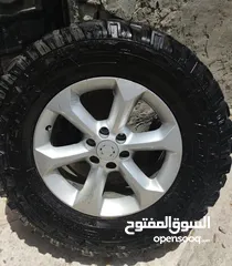  2 جنط نيسان نيفارا اصلي 17 كوشوك وكاله nissan navara