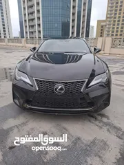  2 للبيع لكزس ار سي اف 300 سبورت السيارة بحالة الوكالة lexus RC 300 F sport for sale