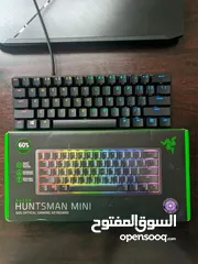  3 Used Razer Huntsman Mini “red switch” keyboard and Logitech g502x mouse for sale (IN GOOG CONDITION)