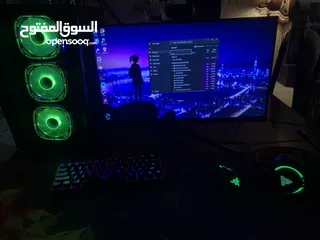  7 Pc gaming full full كل عام وأنت بخير عيد سعيد كل اشي بالوصف موجود