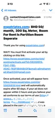  3 Partition Room For Rent Seperate Room