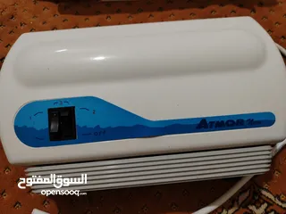  2 قيزر فوري اتمور + شطافه + مروحه شفط