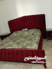 7 غرفه  نوم مميزه  بالاتنجيد الاحمر  وخشب  لاتيه 18  ثقيل ل