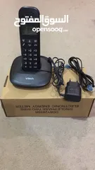  1 نوع vtech تلفون أرضي لاسلكي، بريد صوتي، بطاريات جديدة، وسلك للراوتر، يعمل على اشتراكات الفايبر