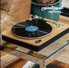  1 STIR IT UP Premium Wireless Turntable مشغل إسطوانات من شركة هاوس وف مارلي