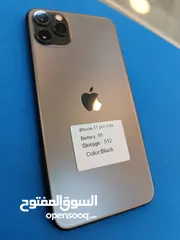  6 IPHONE 11 PRO MAX ( 512 GB ) USED /// ايفون 11 برو ماكس ذاكرة 512 مستعمل وكالة