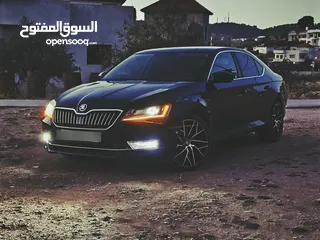  4 سكودا سوبيرب 2019   Skoda SUPERB 2018 فحص نخب للبيع كاش او اقساط