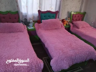  1 غرف نوم بنات عدد 3 بحالة ممتازة
