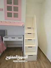  6 غرفة نوم بنات شكل بيت  للبيع شبه جديدة