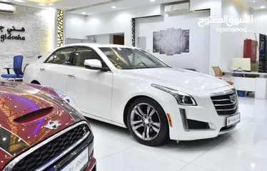  2 Cadillac CTS 3.6 ( 2016 Model ) in White Color GCC Specs