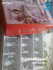  1 طقم شاي زجاجي