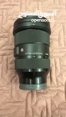  1 عدسة Sigma 24-70mm f/2.8 DG DN Art لسوني – حالة ممتازة