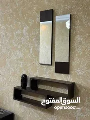  22 رف شاشة التلفزيون خشب لامنيت مميز