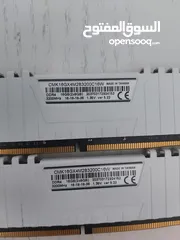  5 رام ddr4 + مزود طاقة 1400 watt + مبرد + هارد دسك  ram ddr4, power supply corsair, c