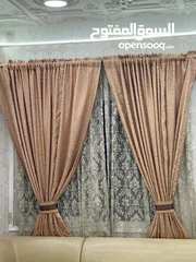  1 curtain with net + pipe and accessories