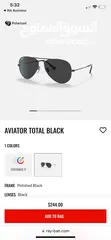  2 نظارة ري بان ray-ban  اصلي جديد