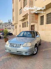  5 هونداي اكسنت 2005 سيارة مشالله افحص وين بدك ترخيص تامين جديد سيارة بحالة الشركة قطارة بل بنزين