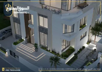  11 فلل فخمة للبيع الراهبات خلف محطة المناصير مقابل مطعم الطياره مساحة 400 متر طابقين الروف جديد مع مطبخ