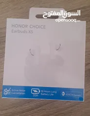  1 سماعات ايربود هونور X5 جديد بالكرتونة