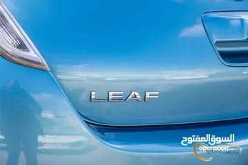  11 Nissan leaf 2013    السيارة بحالة ممتازة جدا و قطعت مسافة 87,000 ميل   فحص كامل  كلين تايتل