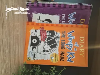  1 TWO BOOKS OF DIARY OF A WIMPY KID. "The Ugly Truth" and "The Long Haul" by Jeff Kinney