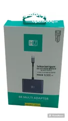  3 وصله منفذC إلى HDMI+VGA HZ type c to4k HDMI+VGA adapter