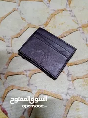  13 محفظة جلدية فاخرة وانيقة Massimo Dutti ماسيمو دوتي قابلة للطي لسحرية مصنوعة من الجلد الأصلي الطبيعي