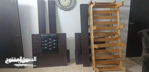  2 خزانة طابقين كلها رفوف لاتيه وتخوت اولاد