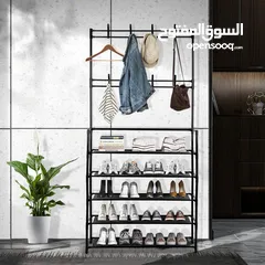  11 عندك مساحة زيادة ومش عارفة ىين تروحي فيهم لقيتلك حل يخففلك كل العجقة  ستاند تعليق الملابس ورفوف ال
