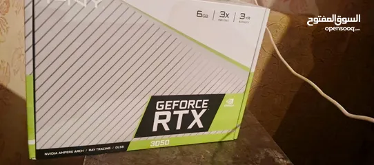  1 كرت شاشه  RTX3050 إستعمال (6) أشهر (سعر كرت الشاشه  180)
