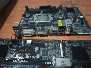  2 لوحات ASRock H81M-DGS مع معالج i3-4130