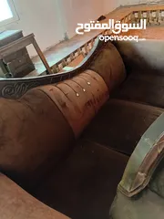  2 طقم كنب مستعم بس نظيف وكثير مشالله